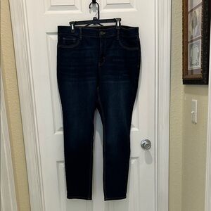 Liz Claiborne Women's Dark Indigo Skinny Jeans